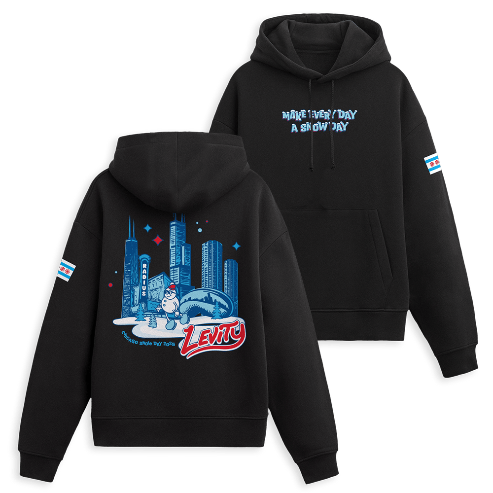 Levity Merch 2555 Levity Snow Day 2025 Hoodie Cool Mother's Day Gifts Father's Day Gift for Him