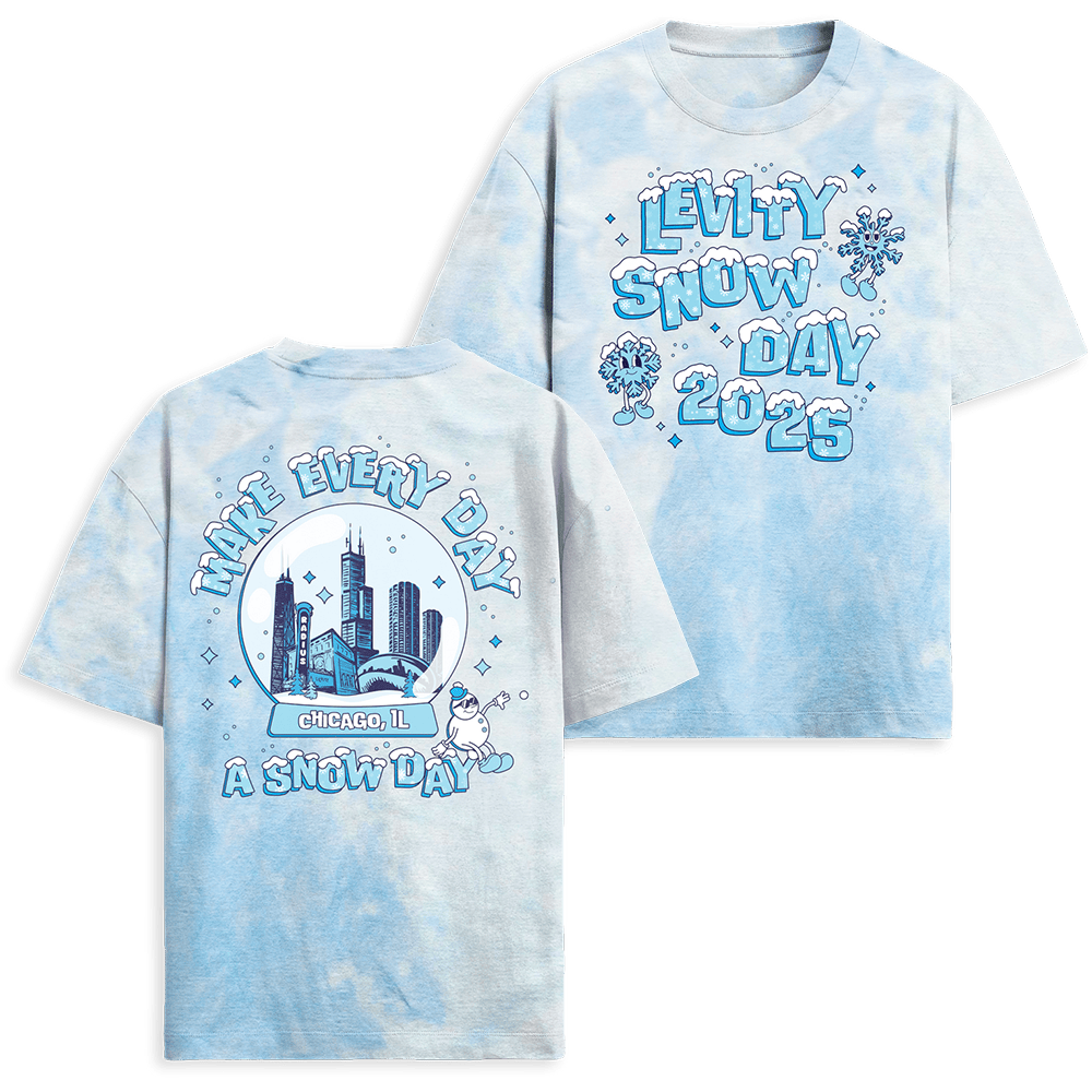 Levity Merch 2555 Levity Snow Day 2025 Tie Dye T-Shirt Mother's Day Gifts Levity Merch 2555 Levity Snow Day 2025 Tie Dye T-Shirt Mother's Day Gifts