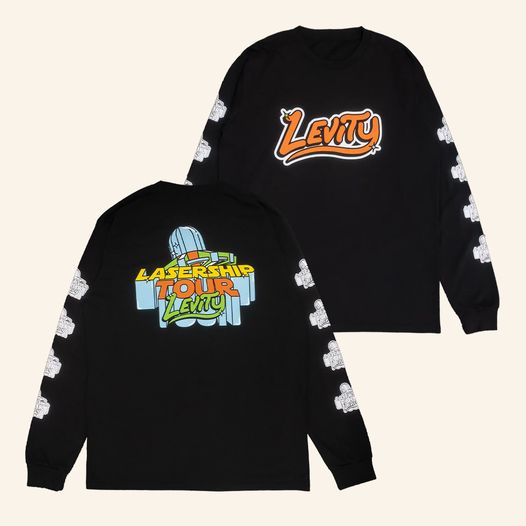 Levity Merch Lasership Tour Spaceship Long Sleeve Shirt Music Related Gifts For Guys Levity Merch Lasership Tour Spaceship Long Sleeve Shirt Music Related Gifts For Guys