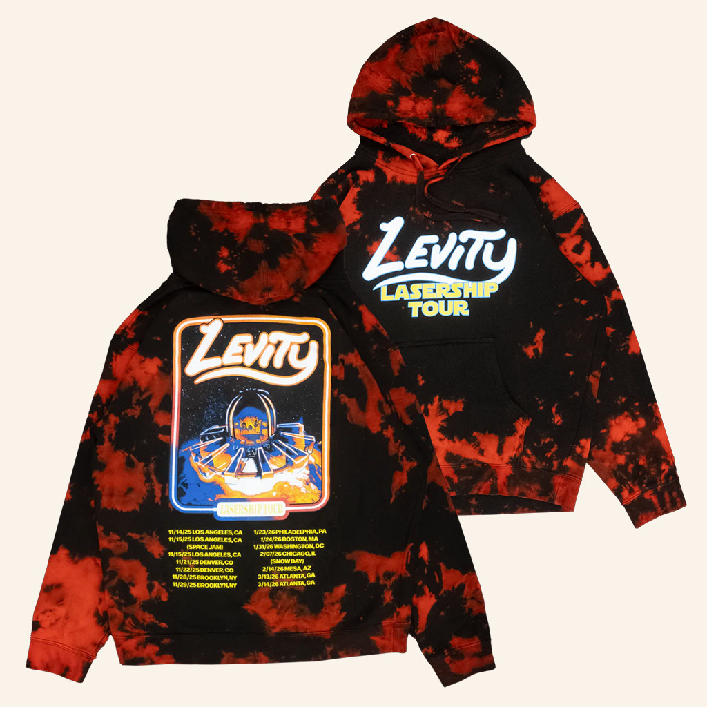 Levity Merch Lasership Tour Tie Dye Hoodie Music Lover Gifts For Him Levity Merch Lasership Tour Tie Dye Hoodie Music Lover Gifts For Him