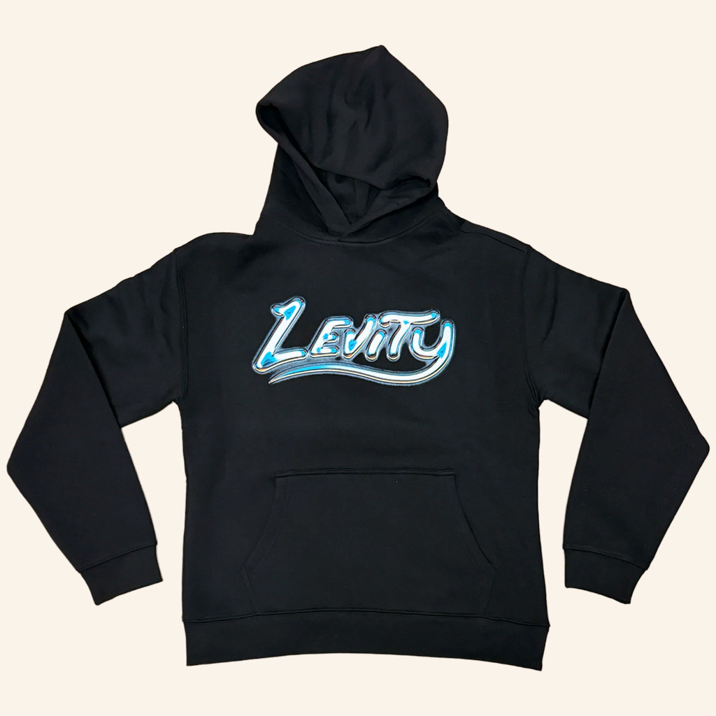Levity Merch Levity Chrome Logo Black Hoodie Best Gifts For Music Lovers Levity Merch Levity Chrome Logo Black Hoodie Best Gifts For Music Lovers