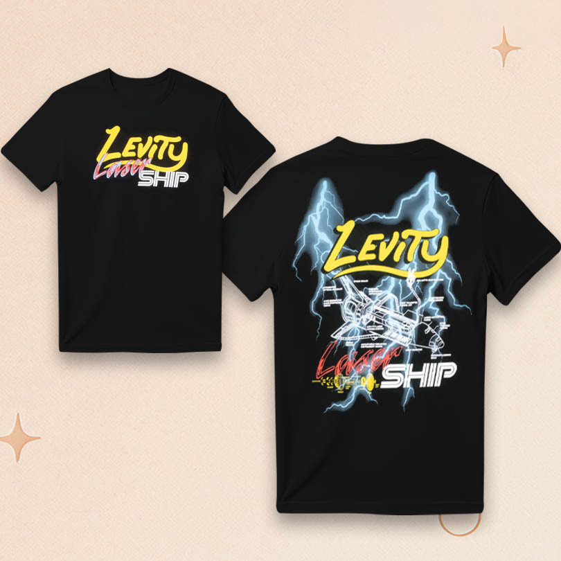Levity Merch Levity Lasership Tour Lightning T-Shirt Unique Gifts For Music Lovers