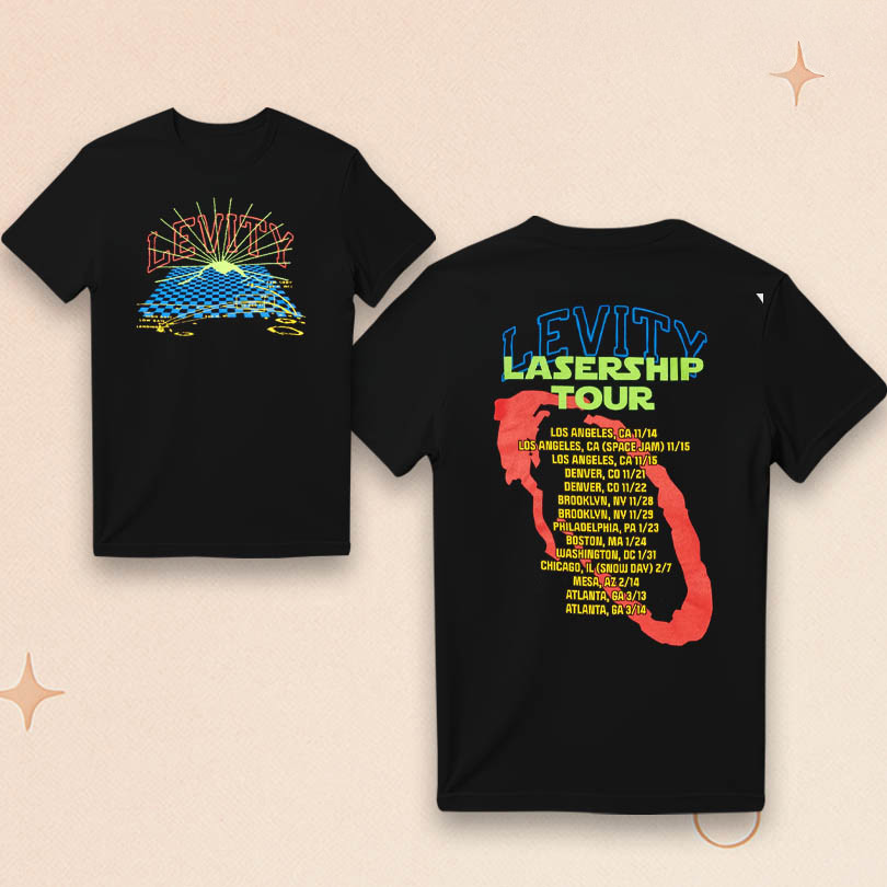 Levity Merch Levity Lasership Tour Terminal Landing T-Shirt Gifts For Music Lovers-1 Levity Merch Levity Lasership Tour Terminal Landing T-Shirt Gifts For Music Lovers-1