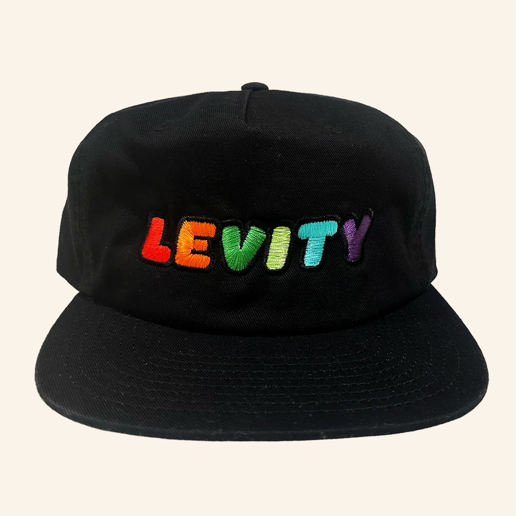Levity Merch Levity Rainbow Embroidered Snapback Hat Presents For Music Lovers Levity Merch Levity Rainbow Embroidered Snapback Hat Presents For Music Lovers