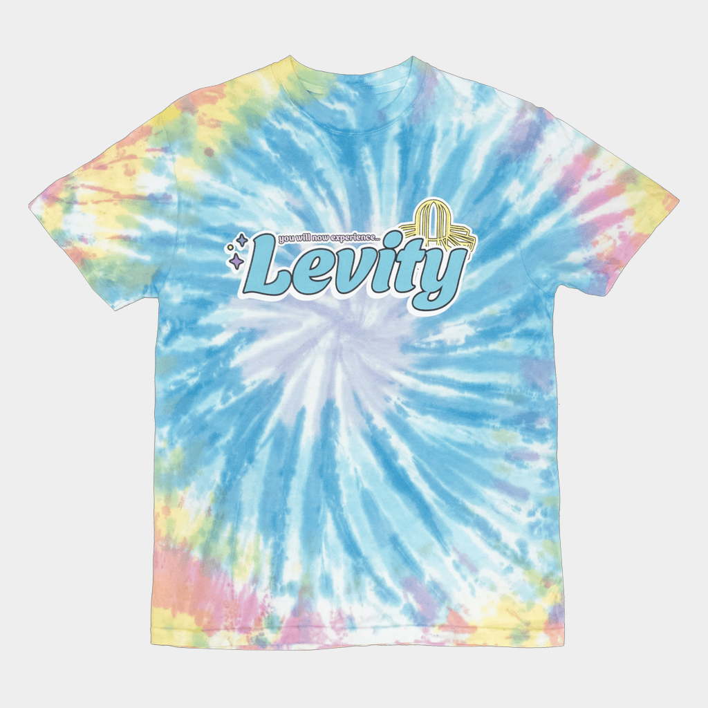 Levity Merch Levity You Will Now Experience T-Shirt In Whirlpool Tie Dye Levity Shirt BFF Gifts