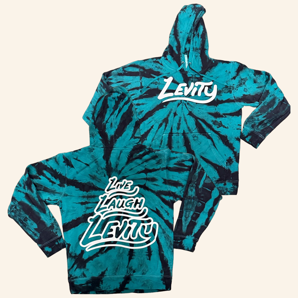 Levity Merch Live Laugh Levity Tie Dye Hoodie Music Related Gifts For Guys Levity Merch Live Laugh Levity Tie Dye Hoodie Music Related Gifts For Guys