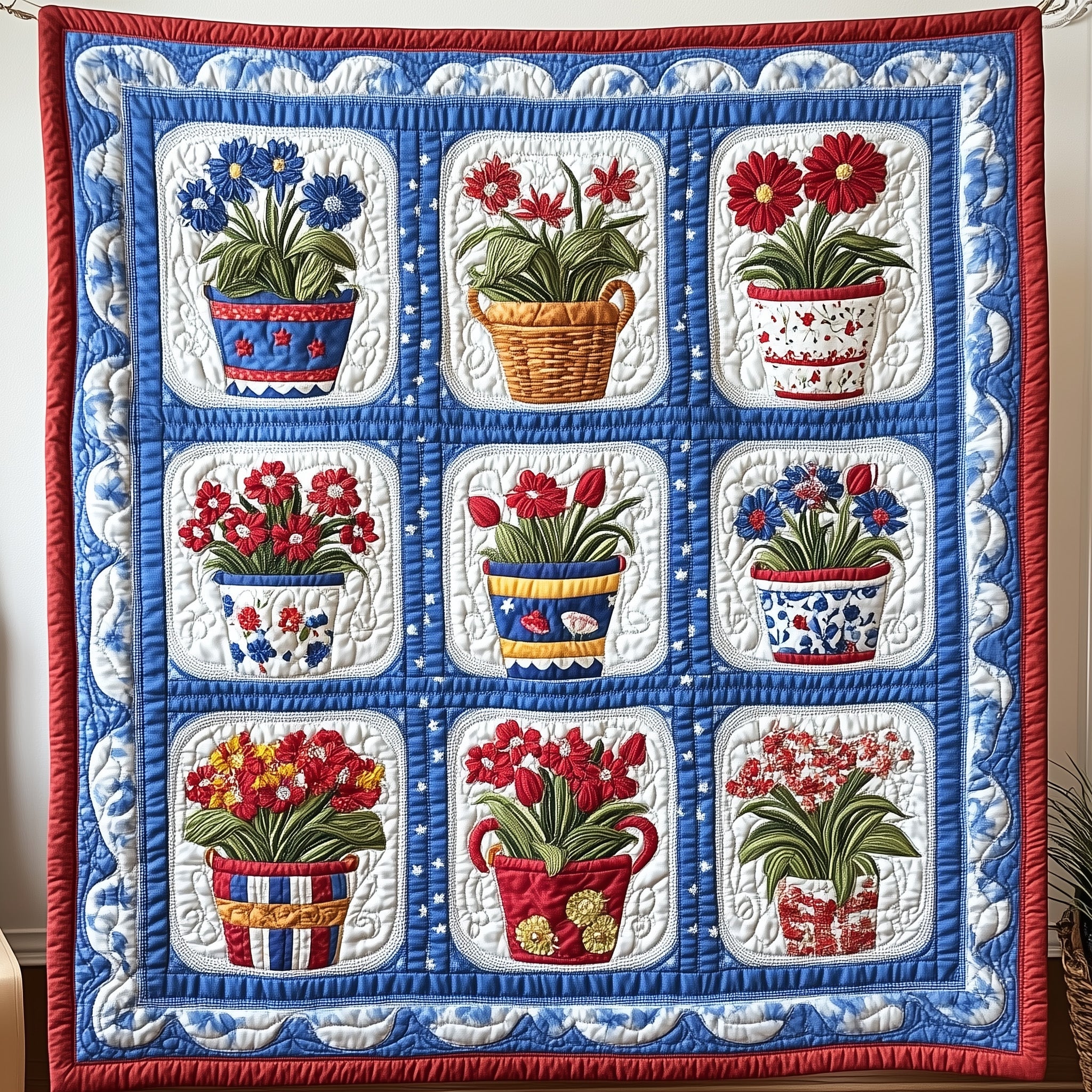 Liberty Bloom Quilted Blanket Cute Soft BlanketBest Gifts For Sister In Law Christmas