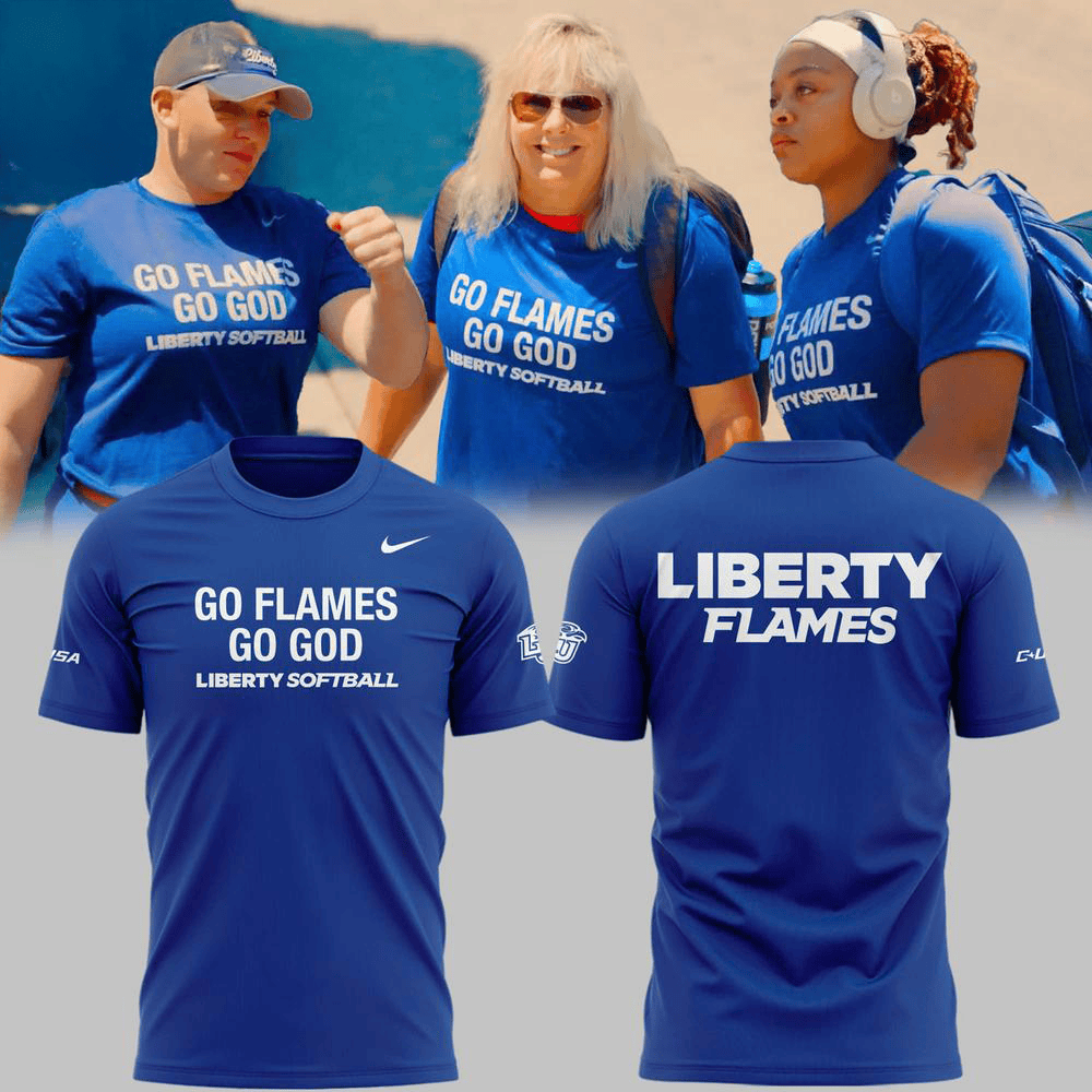 Liberty Flames Go Flames Go God Blue Shirt Gifts For The Basketball Enthusiast