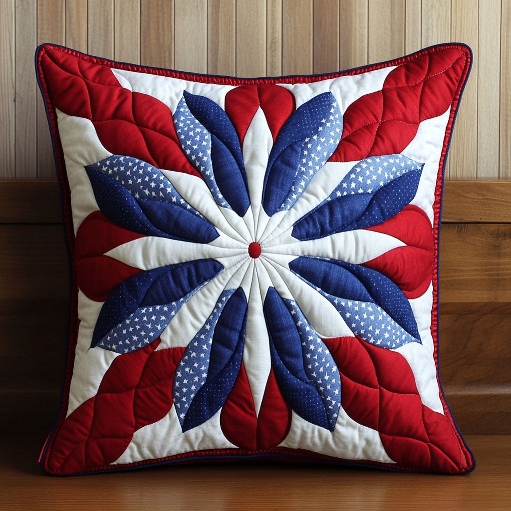 Liberty Flower Quilted Pillow Case Large Couch Pillows Secret Santa Gifts For Coworkers