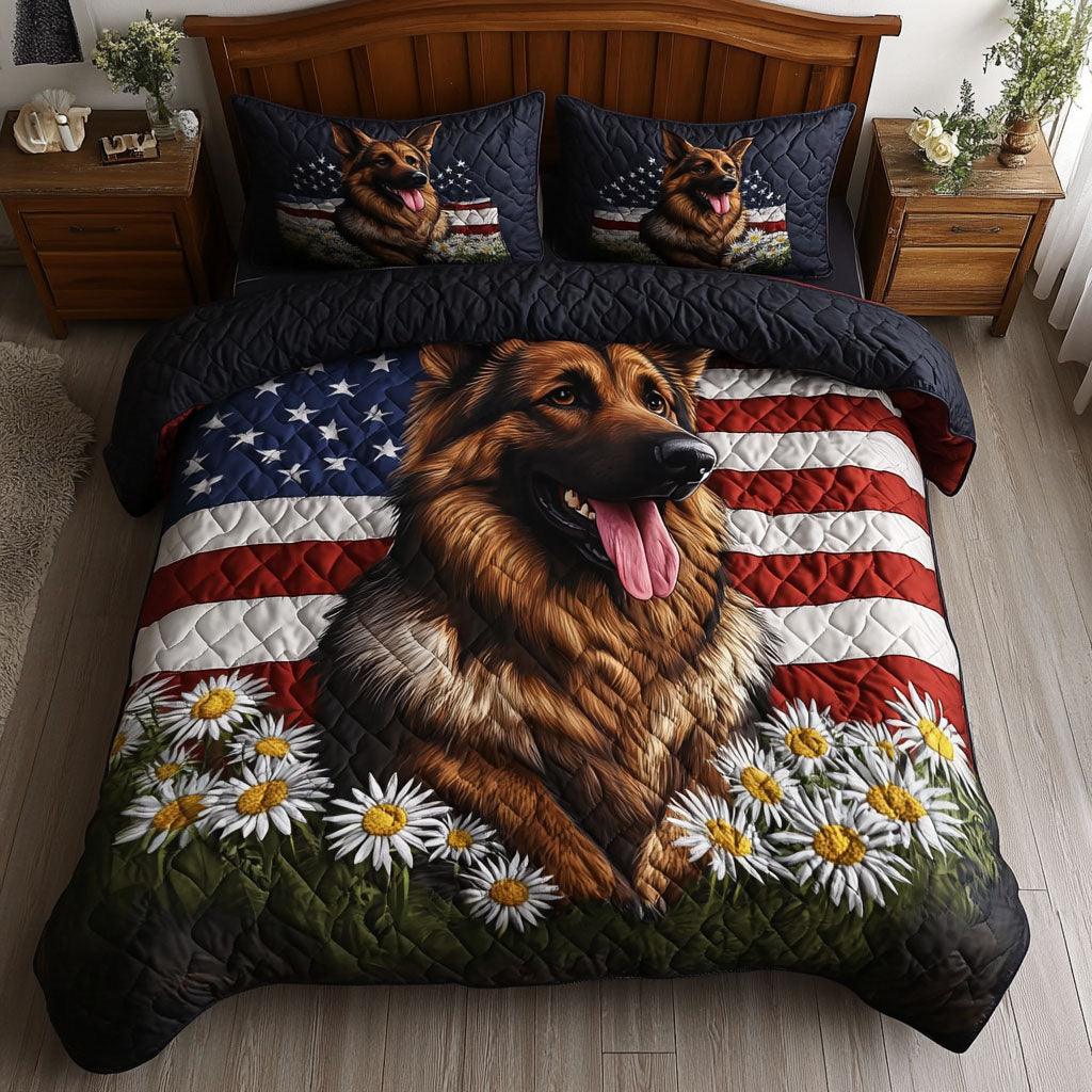 Liberty Guard Quilted Bedding Set Cozy Bedding Merch Gift That Brings Sweet Dreams