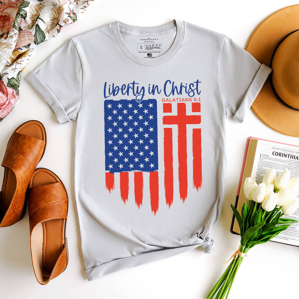 Liberty In Christ Shirt Christian Gifts For Women