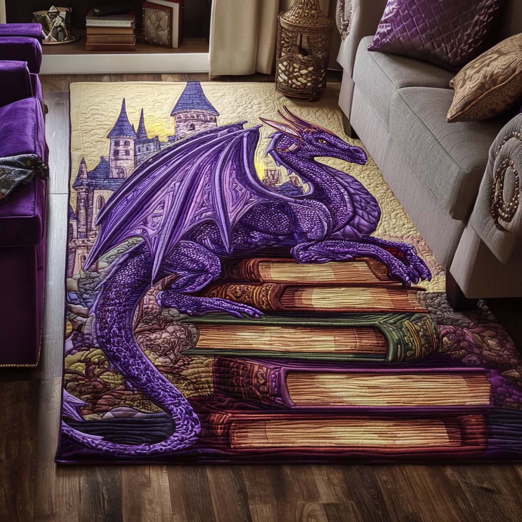 Library Dragon Area Rug Home Front Door Design Novelty Dragon Gifts