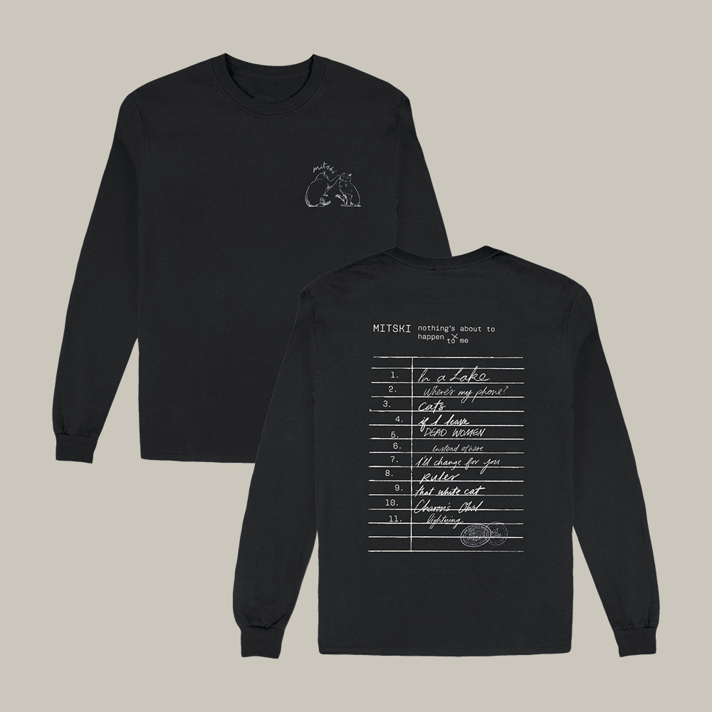 Library Stamp Mitski Long Sleeve Shirt Music Apparel Mitski Lover Presents