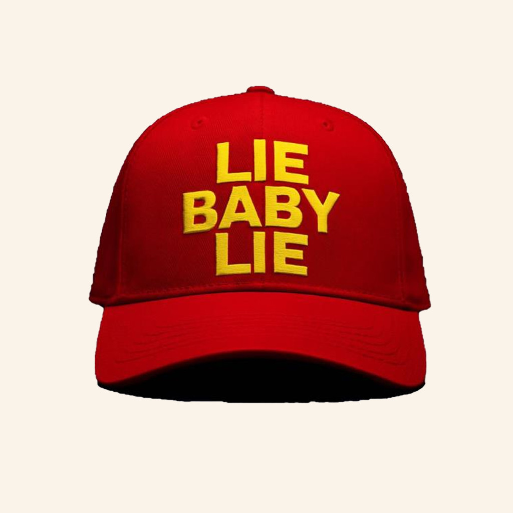 Lie Baby Lie Hat Embroidered Birthday Gifts For Music Lovers Lie Baby Lie Hat Embroidered Birthday Gifts For Music Lovers