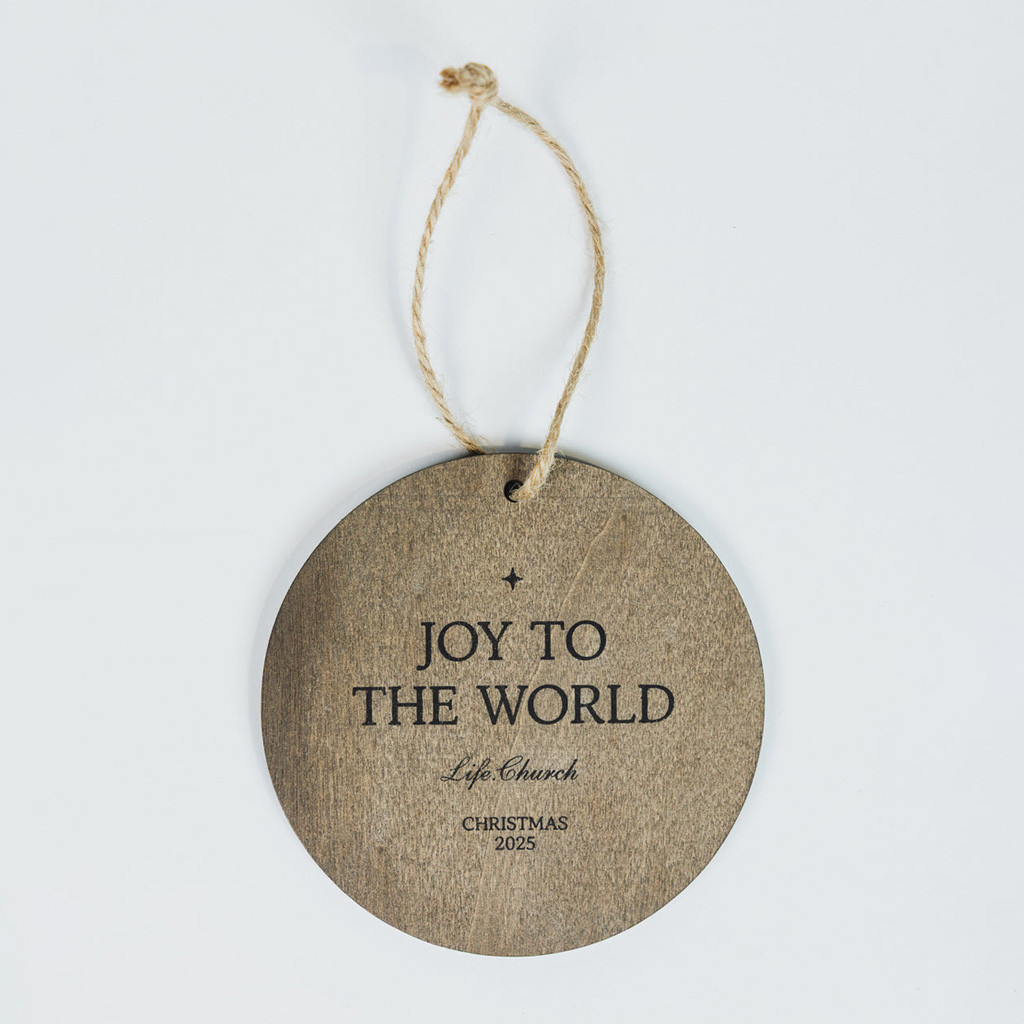 Life Church Merch Joy To The World Ornament Christmas Tree Decorations Life Church Merch Joy To The World Ornament Christmas Tree Decorations