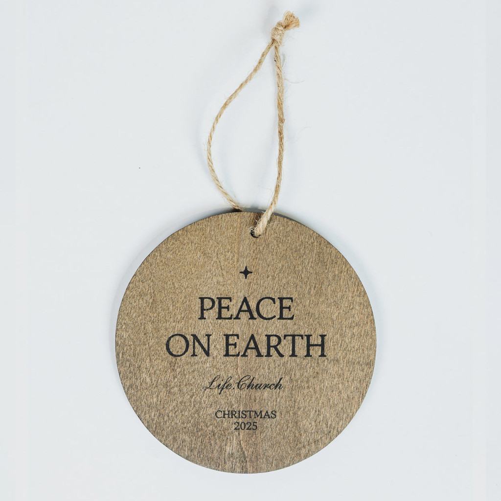 Life Church Merch Peace On Earth Ornaments For Christmas Tree Decor Gifts For Fans Life Church Merch Peace On Earth Ornaments For Christmas Tree Decor Gifts For Fans