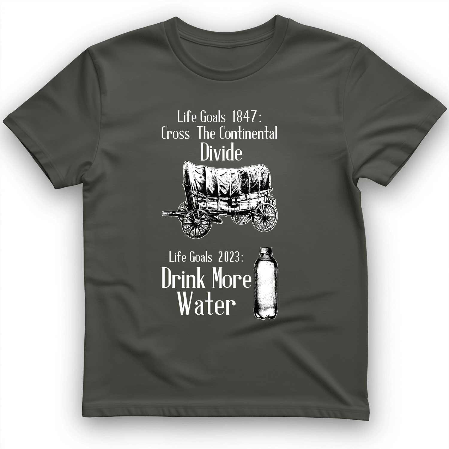 Life Goals 1847 Cross The Continental Divide T-Shirt Trendy Clothes Funny Gifts