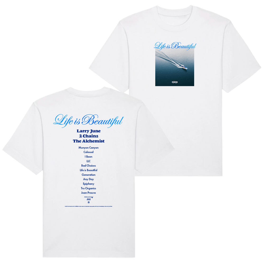Life Is Beautiful Album T-Shirt Larry June Merch Gifts For Rapper Fans Anniversary Gift for Men Life Is Beautiful Album T-Shirt Larry June Merch Gifts For Rapper Fans Anniversary Gift for Men