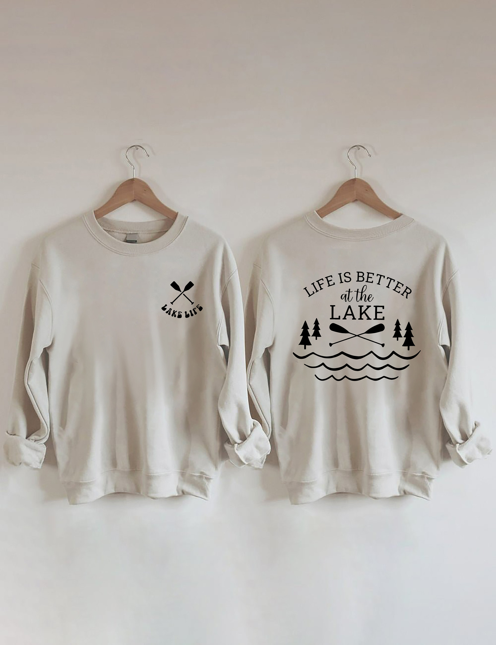 Life Is Better At The Lake Sweatshirt Funny Sweatshirt Present Ideas For Women