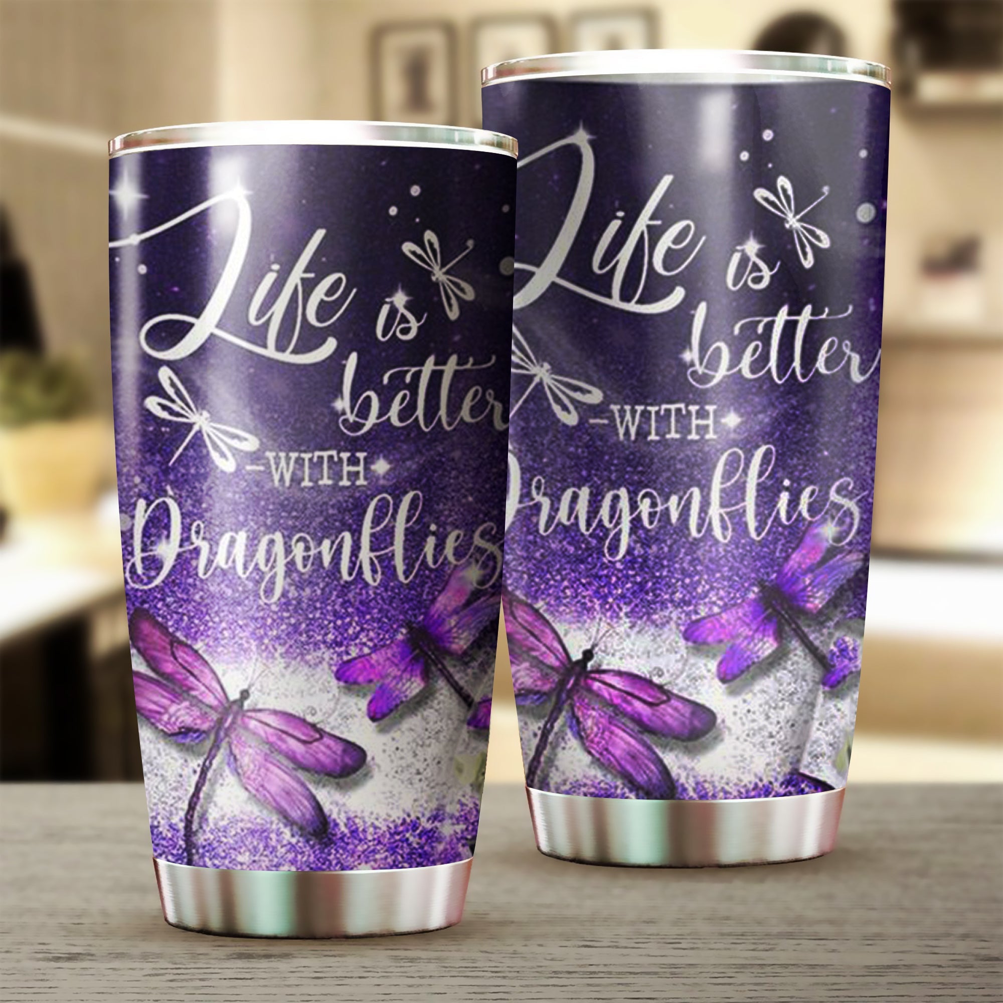 Life Is Better With Dragonflies Tumbler Themed Dragonfly Gifts For Her Life Is Better With Dragonflies Tumbler Themed Dragonfly Gifts For Her