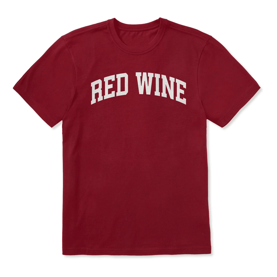 Life Is Good Shirt Red Wine Arch Short Sleeve Crusher Tee