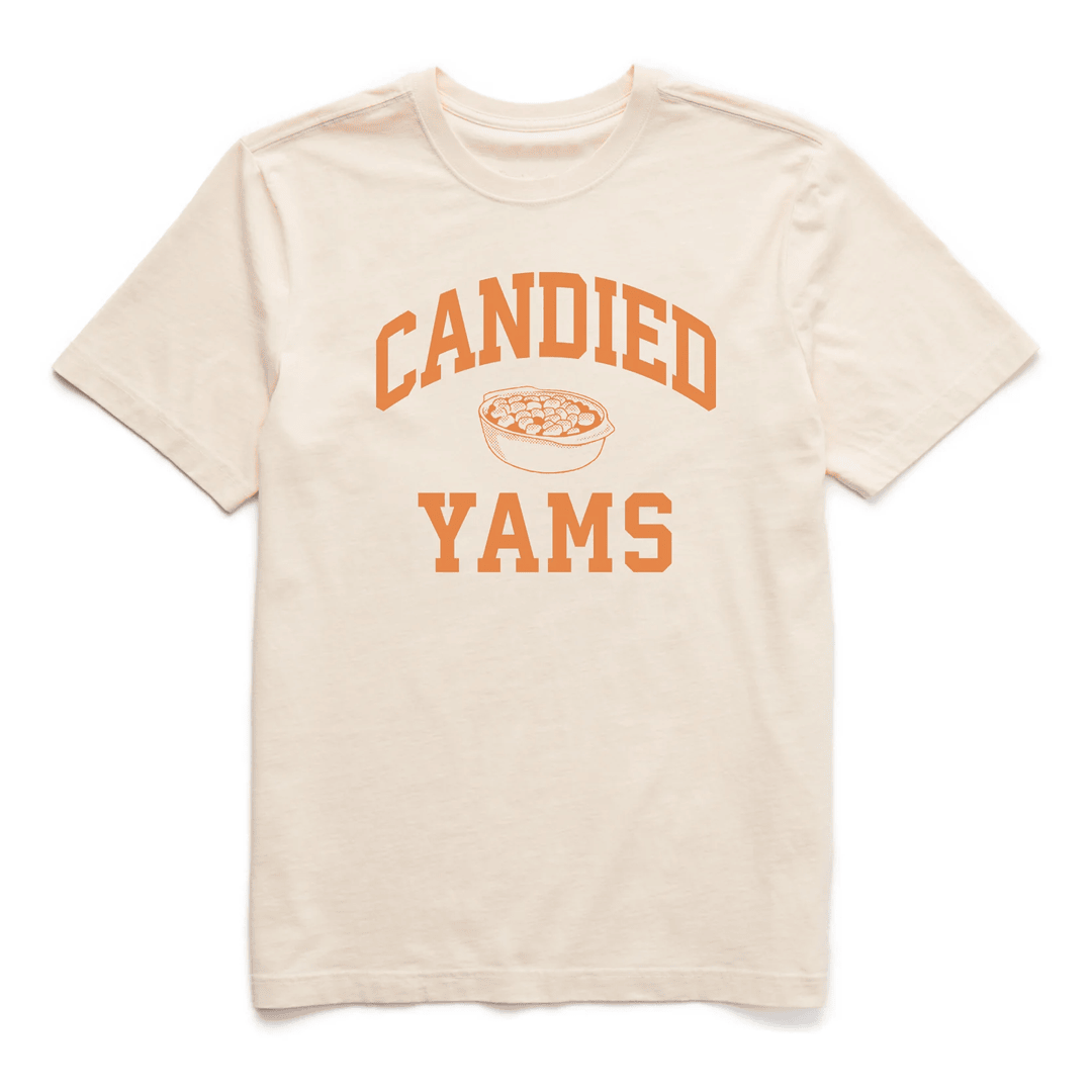 Life Is Good Thanksgiving Shirt Candied Yams Arch Short Sleeve Crusher Tee