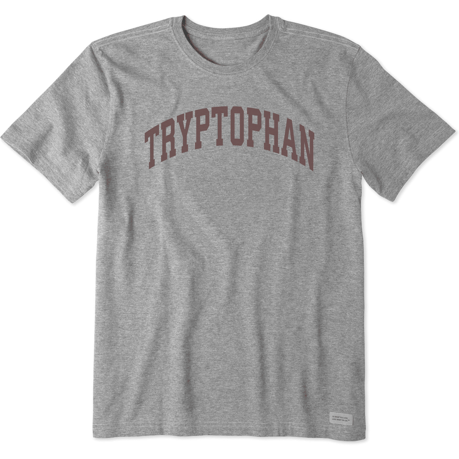 Life Is Good Thanksgiving Shirt Tryptophan Arch Short Sleeve Crusher Tee