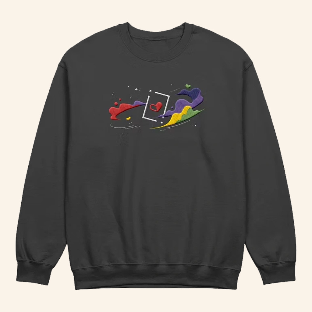 Life Series Merch Space And Hearts Sweatshirt Great Gifts For Besties