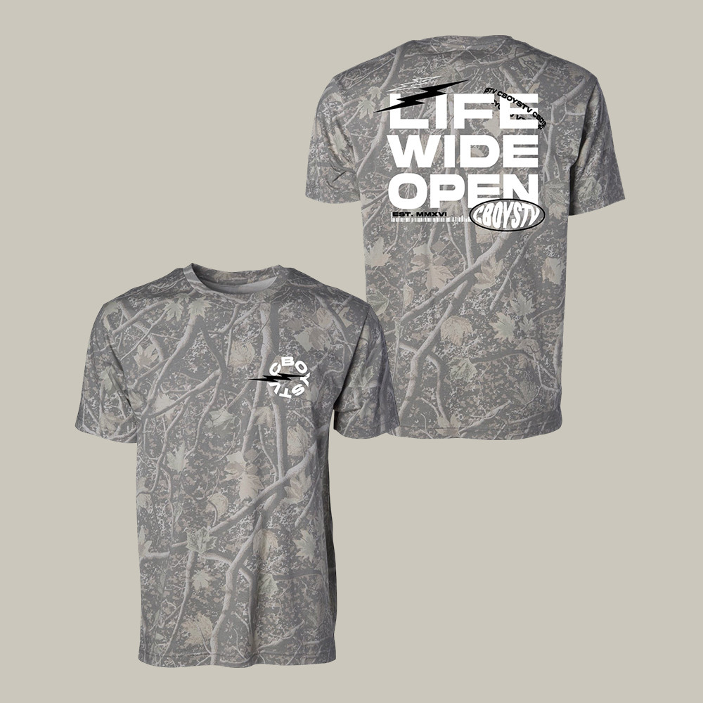 Life Wide Open CboysTV T-Shirt Streetwear Apparel CboysTV Lover Present