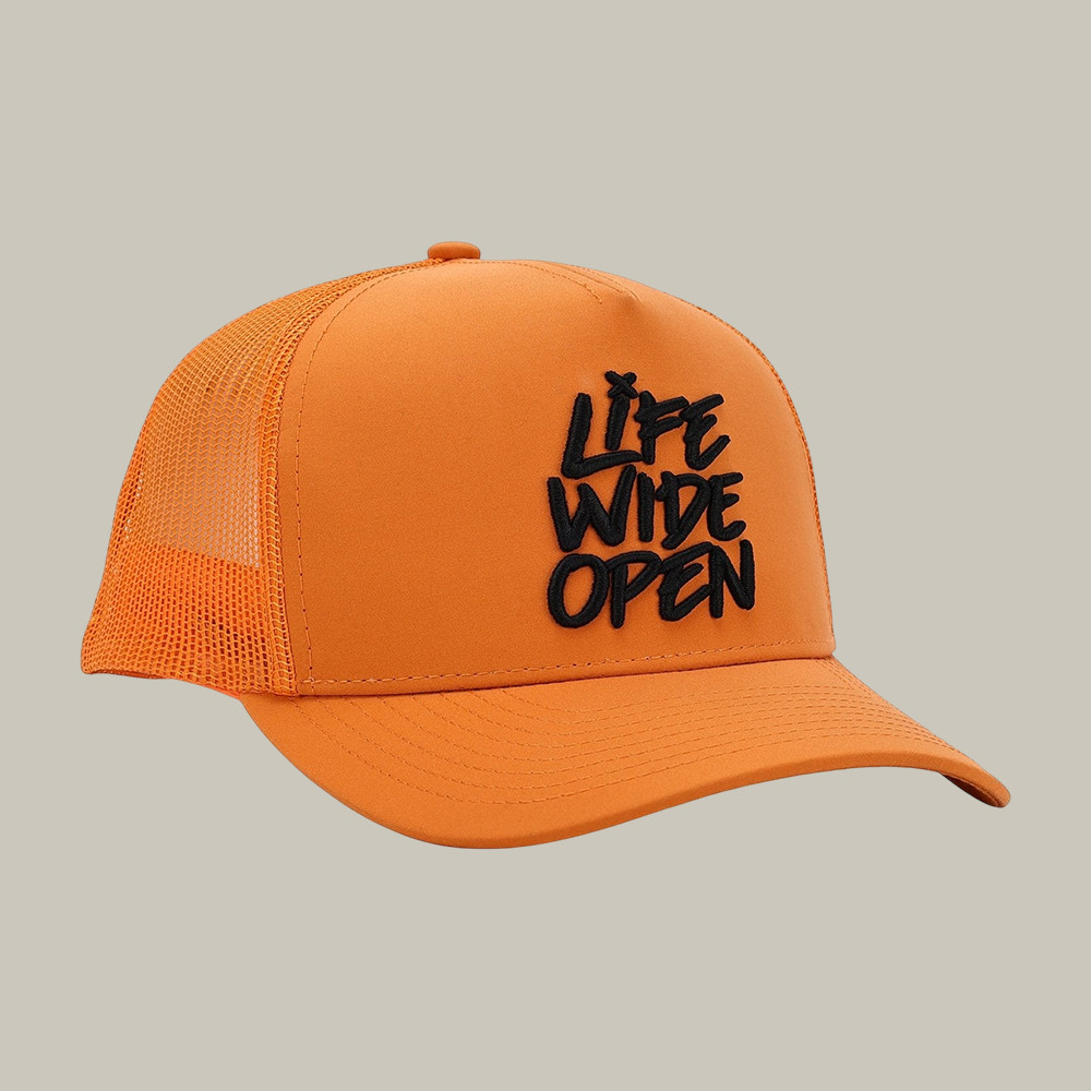 Life Wide Open CBoystv Trucker Hat Streetwear CBoystv Mech Unique Gift For Brothers