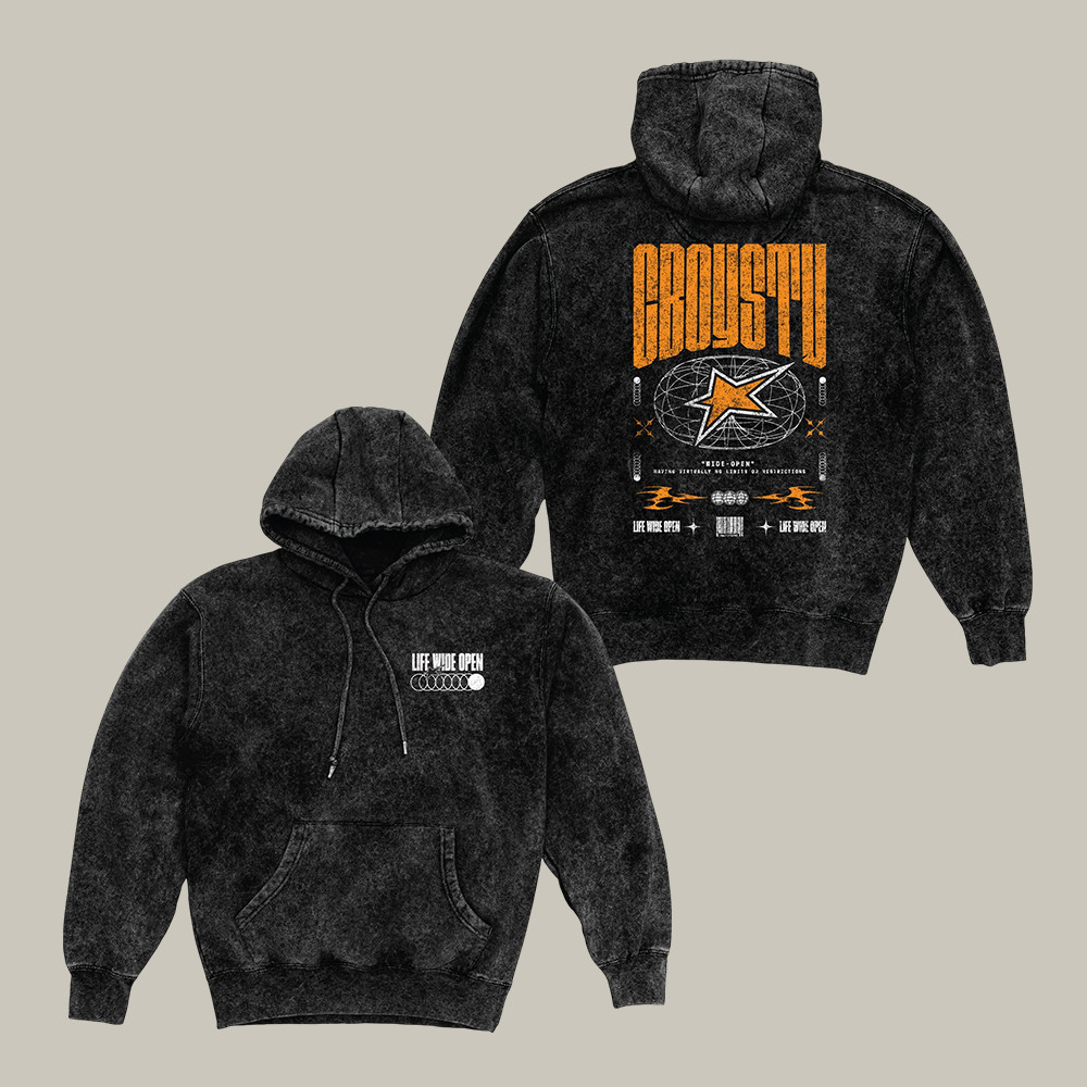 Life Wide Open CBoystv Vintage Hoodie CBoystv Apparel Cool Gift For Streetwear