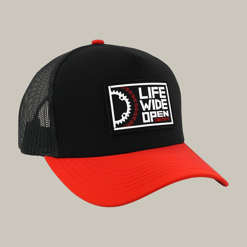 Life Wide Open Chain & Sprocket CBoystv Trucker Hat CBoystv Merch Motocross Riders Gift