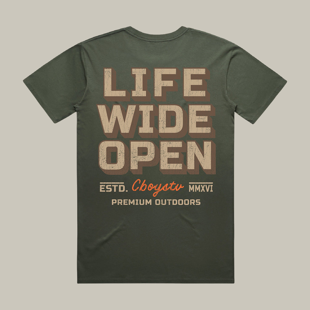 Life Wide Open Estd CBoystv Mmxvi T-Shirt CBoystv Clothes Present Idea For Boyfriend