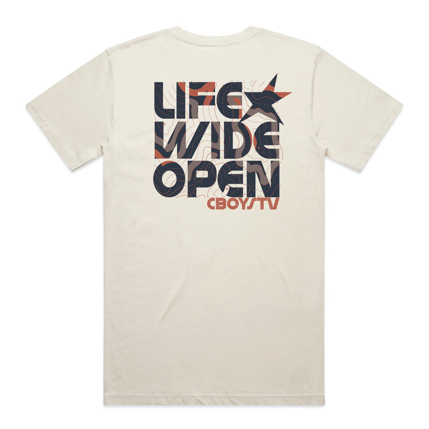 Life Wide Open Merch Backcountry T-Shirt CboysTV Clothing Line Gifts For Boyfriend