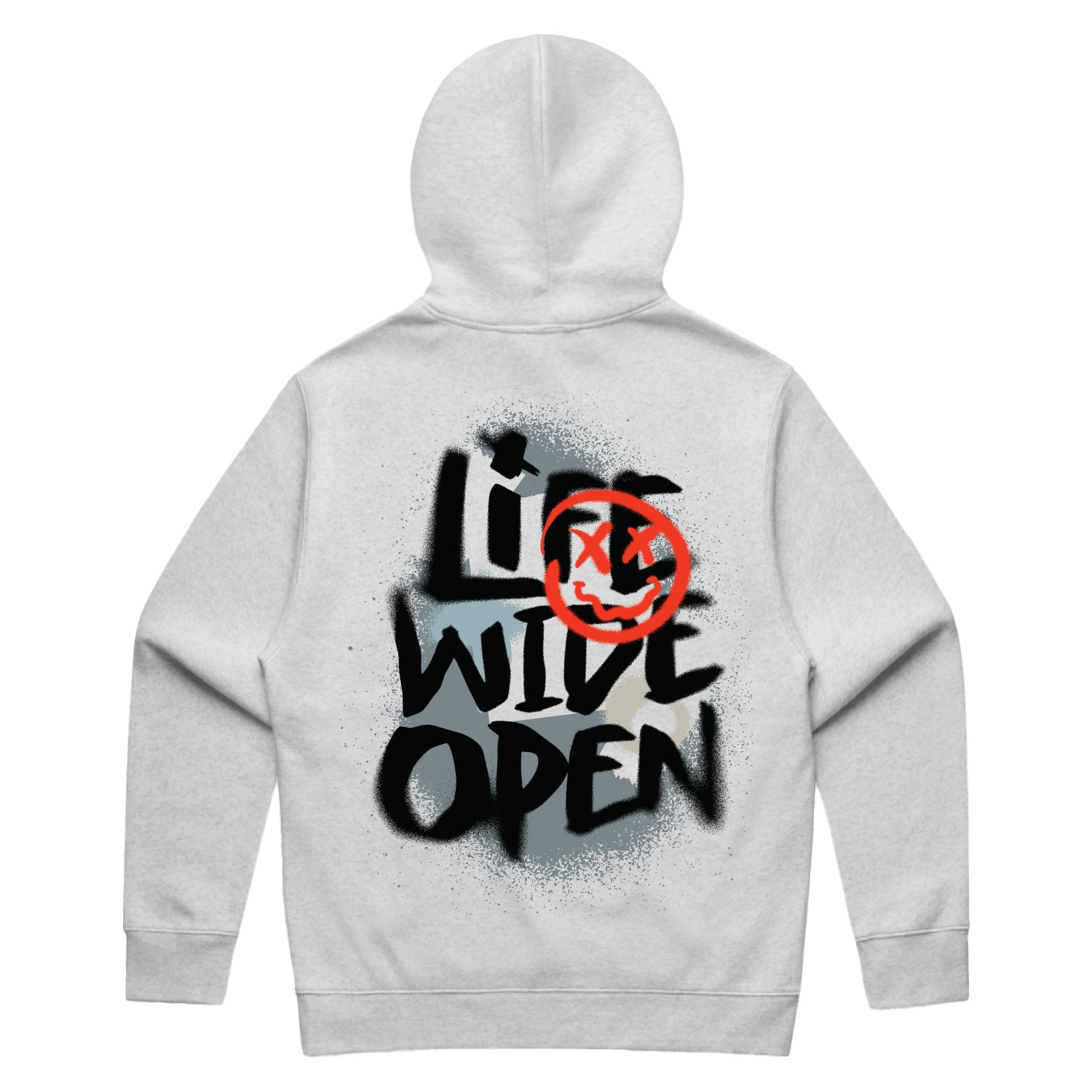 Life Wide Open Merch Graffiti Hoodie Life Wide Open Smiley Face CboysTV Hoodie Gift Ideas