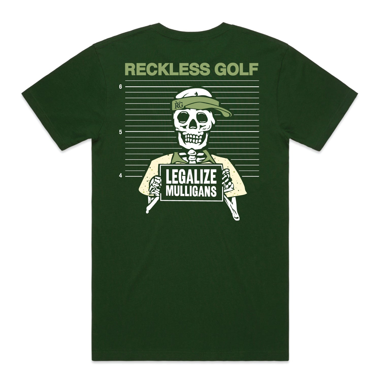 Life Wide Open Merch Legalize Mulligans T-Shirt Reckless Golf Shirt Gifts For Skeleton Lovers