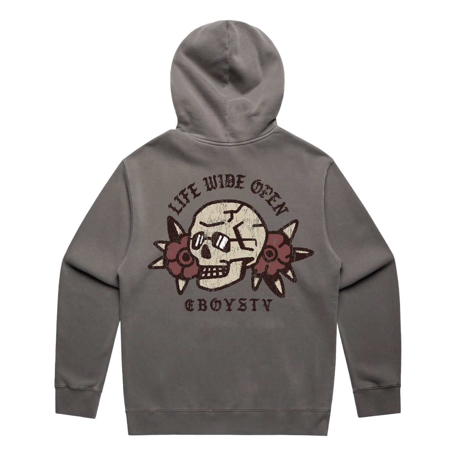 Life Wide Open Merch Skully Hoodie Life Wide Open CboysTV Apparel Skull Lover Gifts
