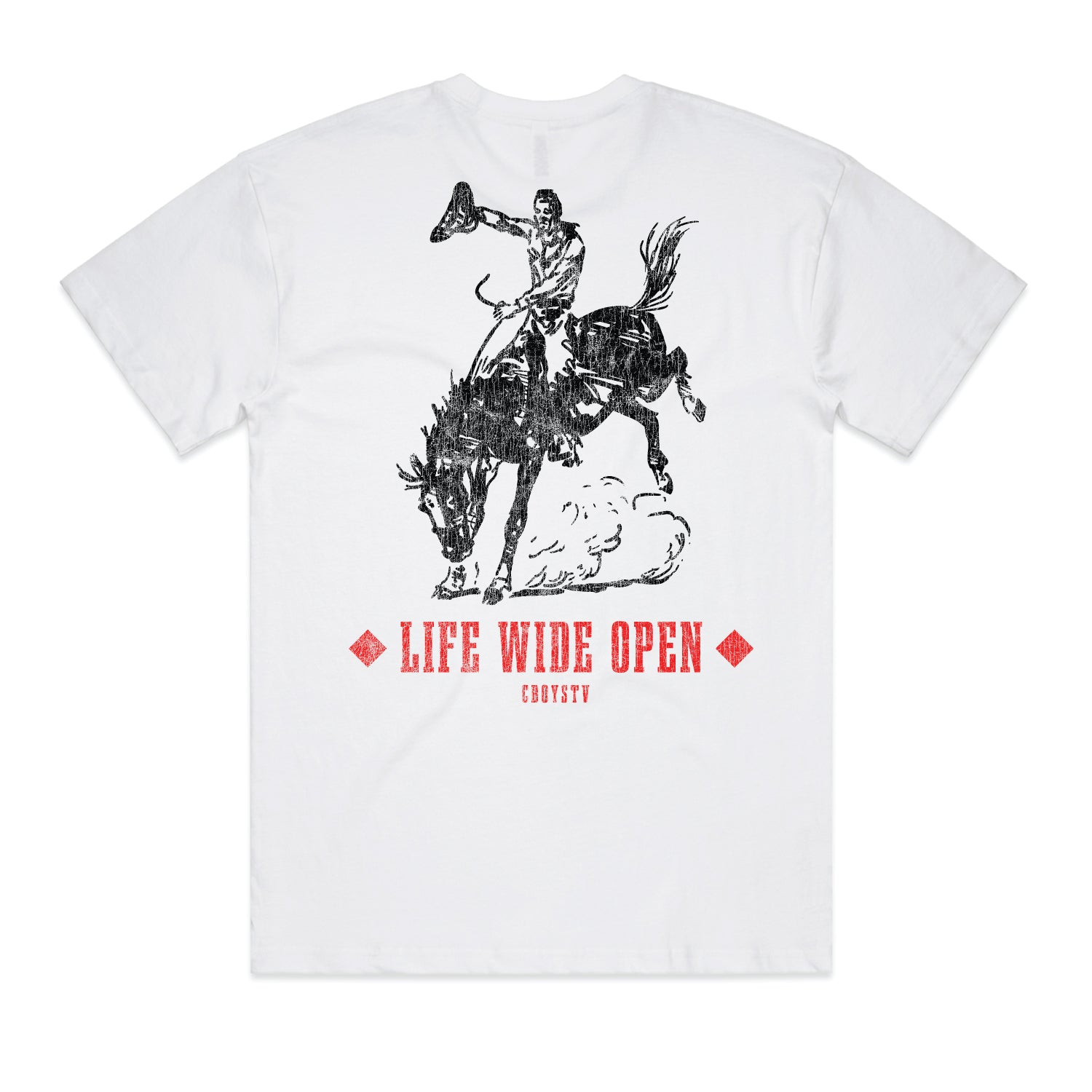 Life Wide Open Merch Vegas Bull T-Shirt CboysTV Life Wide Open Clothes Gifts For Horse Lover