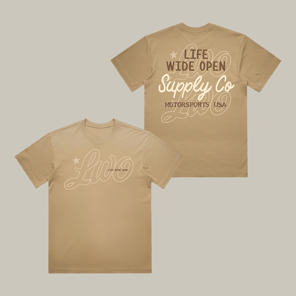 Life Wide Open Supply Co Motorsports T-Shirt CboysTV Clothes Unique Gift For Father