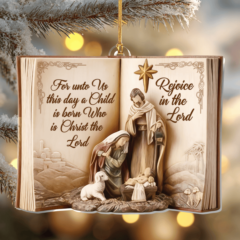 Light Of Bethlehem Acrylic Ornament Religious Decorative Xmas Tree Christmas Presents For Christians