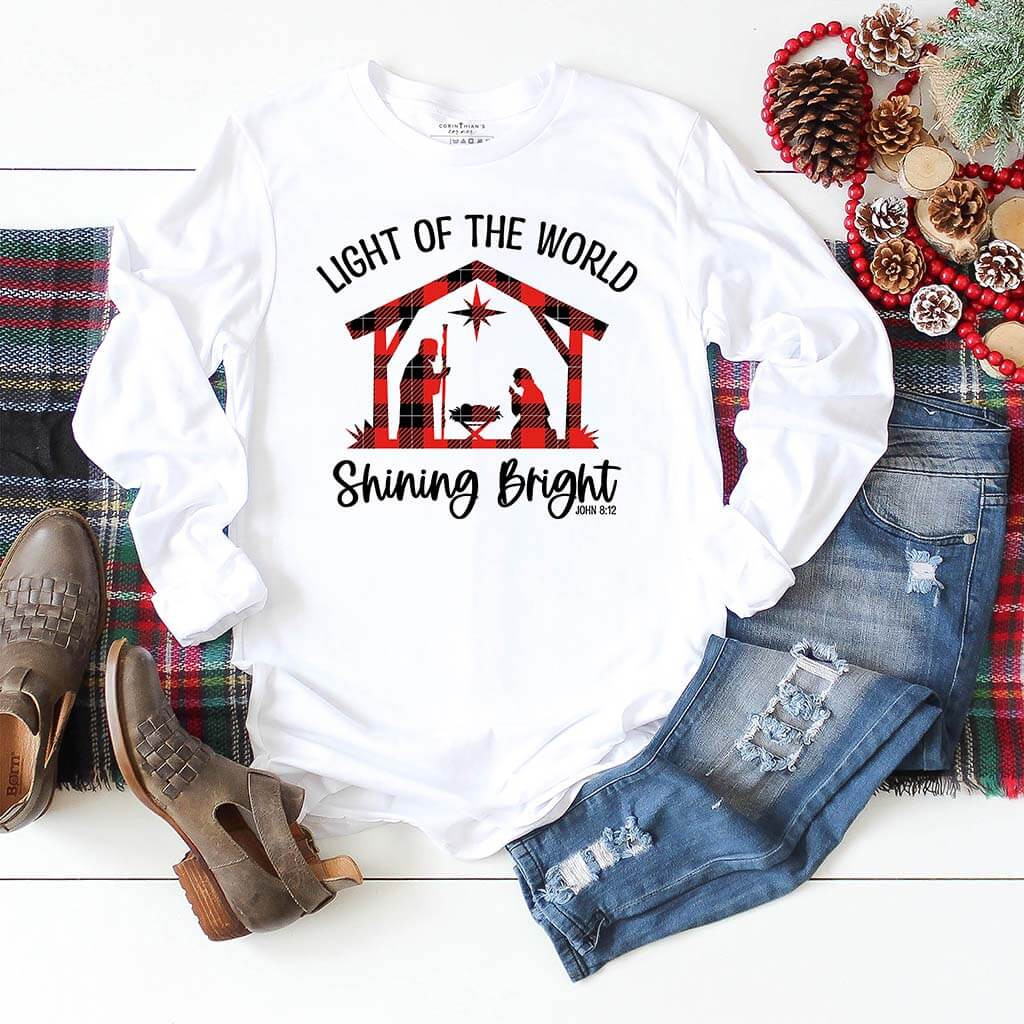 Light Of The World Long Sleeve Christian Gifts For Women