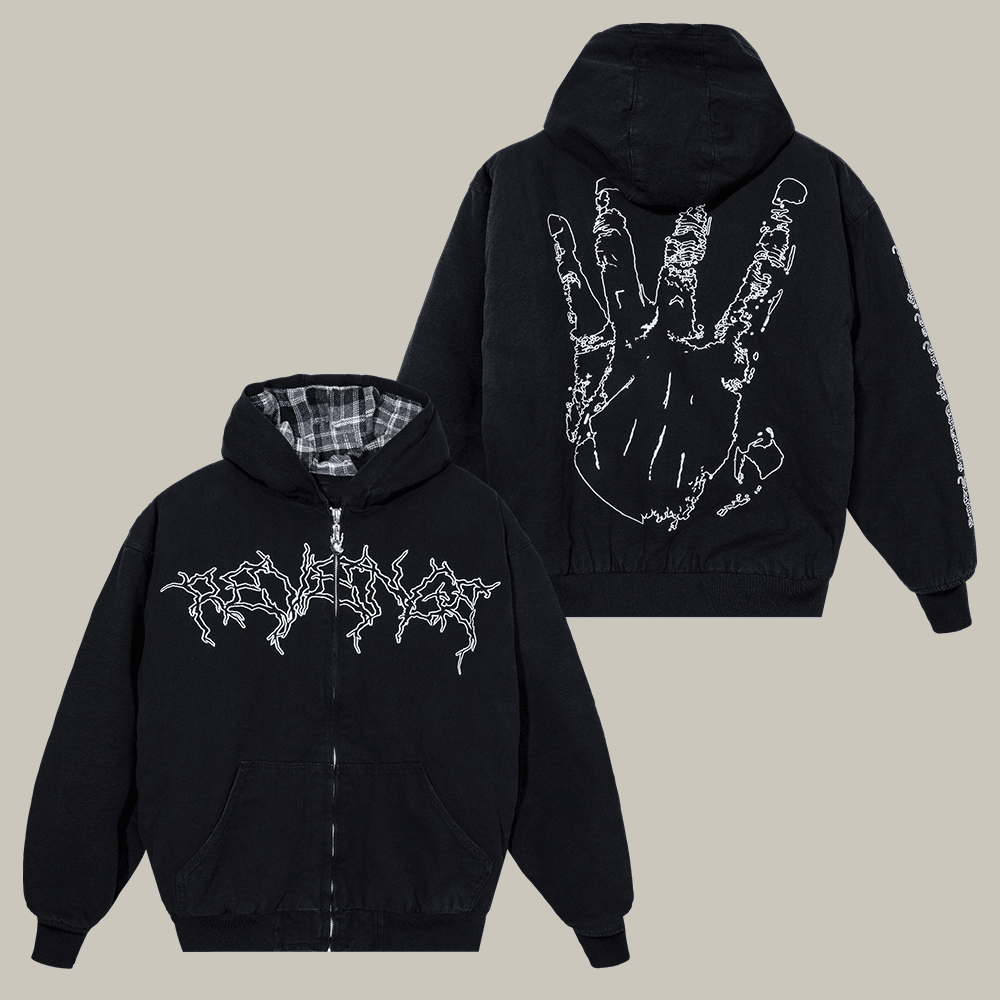 Lightning Kill Revenge Zip Hoodie XXXTentacion Apparel Music Fan Present Ideas