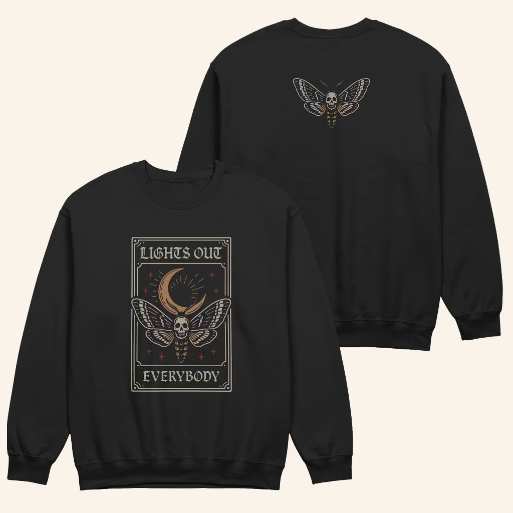 Lights Out Merch Tarot Crewneck Lights Out Everybody Sweatshirt Gifts For Friends Lights Out Merch Tarot Crewneck Lights Out Everybody Sweatshirt Gifts For Friends