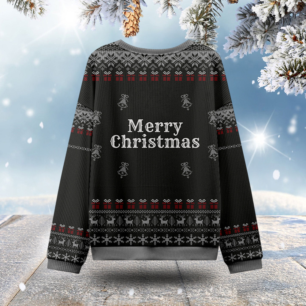 Lights Santa Raven Christmas Ugly Sweater Xmas Wear Christmas Gifts For Him
