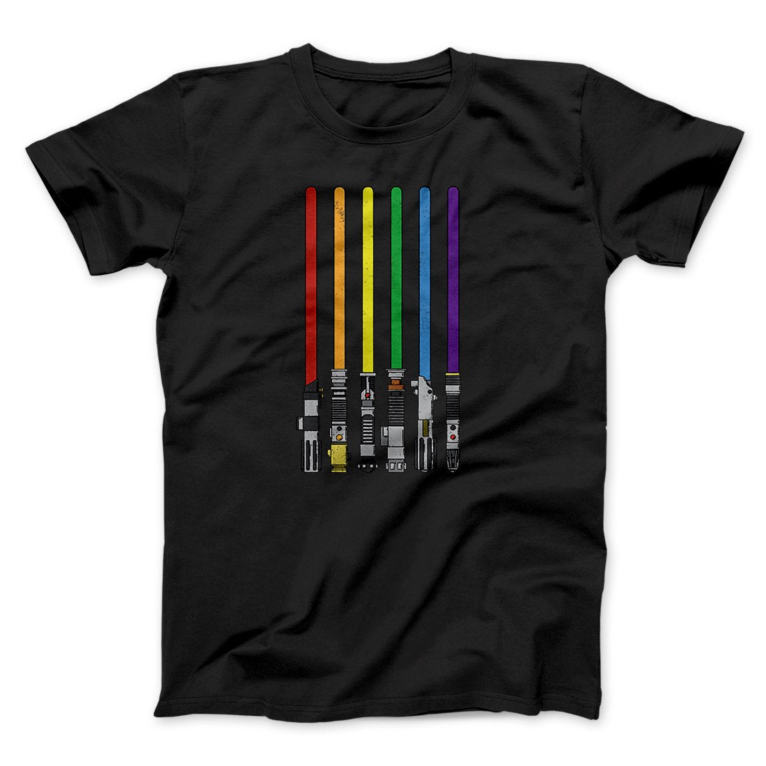 Lightsaber Color Rainbow Funny Movie Unisex T-Shirt Gift For Best Friends
