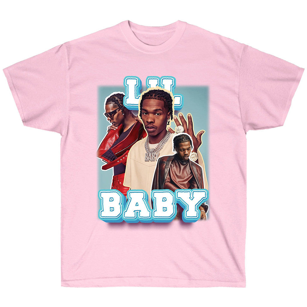 Lil Baby Pink Shirt Lil Baby Merch Gift Ideas For Music Lovers Lil Baby Pink Shirt Lil Baby Merch Gift Ideas For Music Lovers