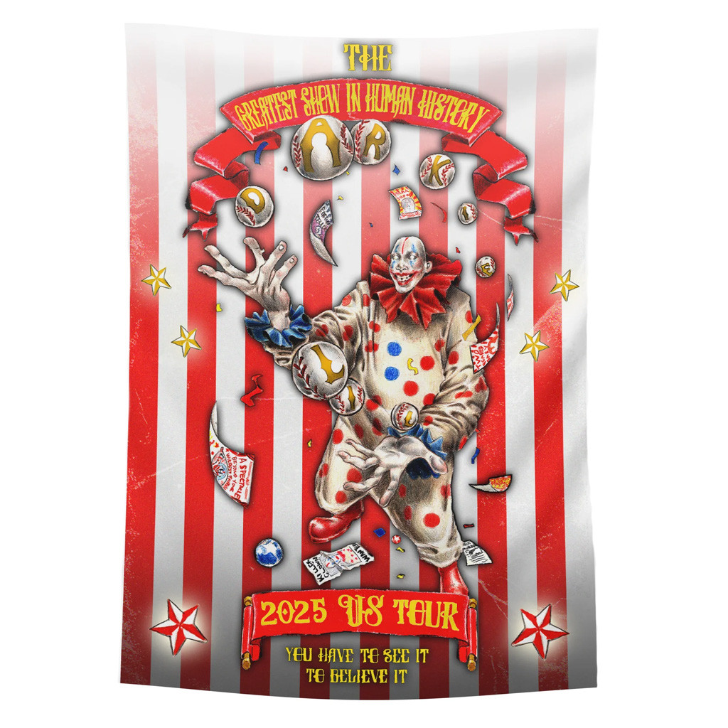 Lil Darkie Merch Circus Tour Flag Indoor Outdoor Decor Gifts For Rapper Fans