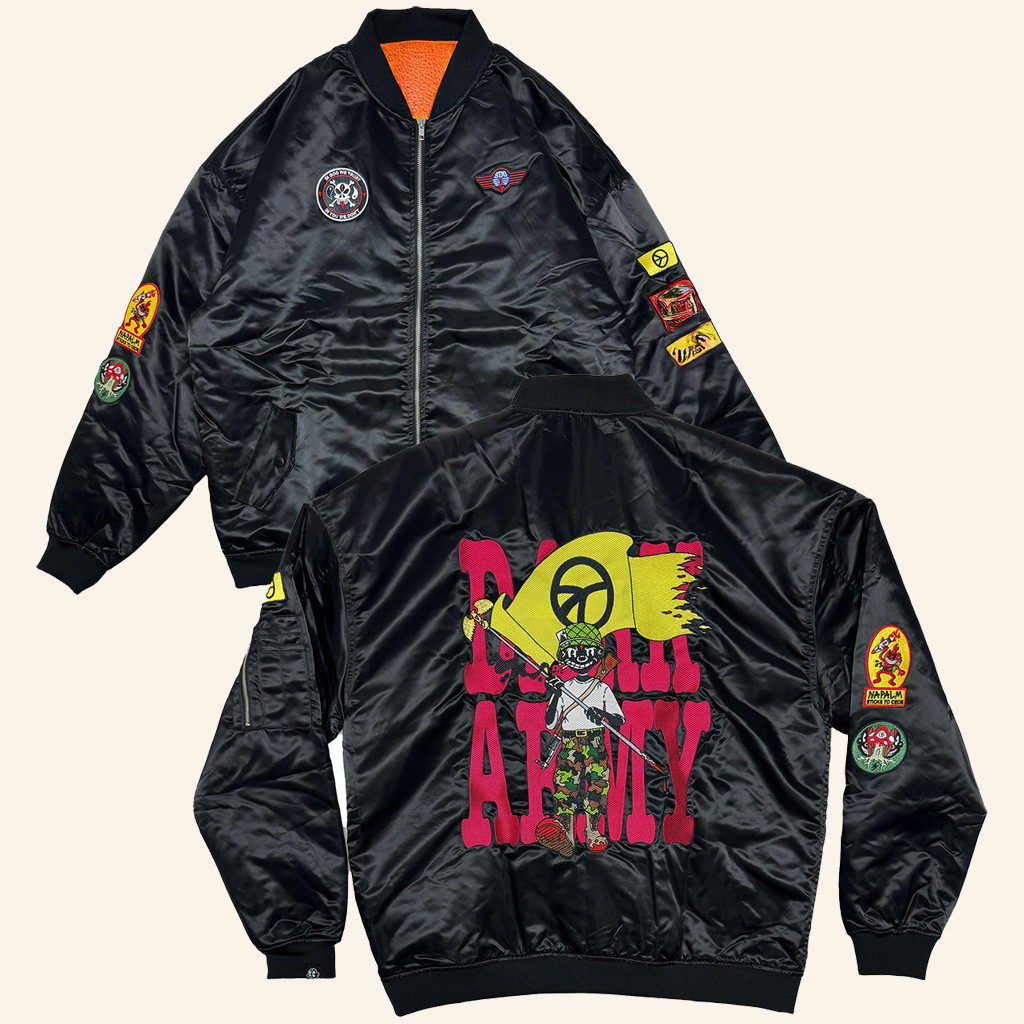 Lil Darkie Merch Dark Army Bomber Jacket Best Gifts For Rapper Fans