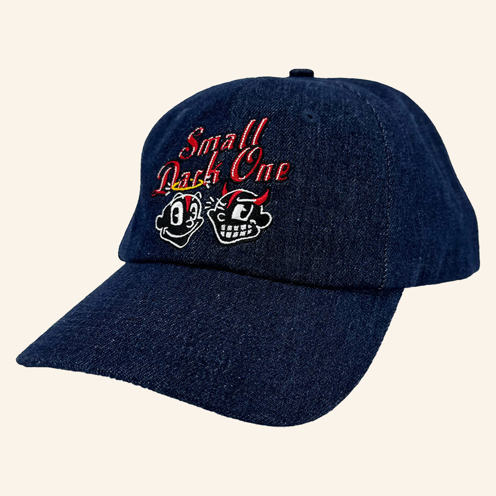 Lil Darkie Merch Halo And Horns Embroidered Hat Small Dark One Hat Gifts For Husband