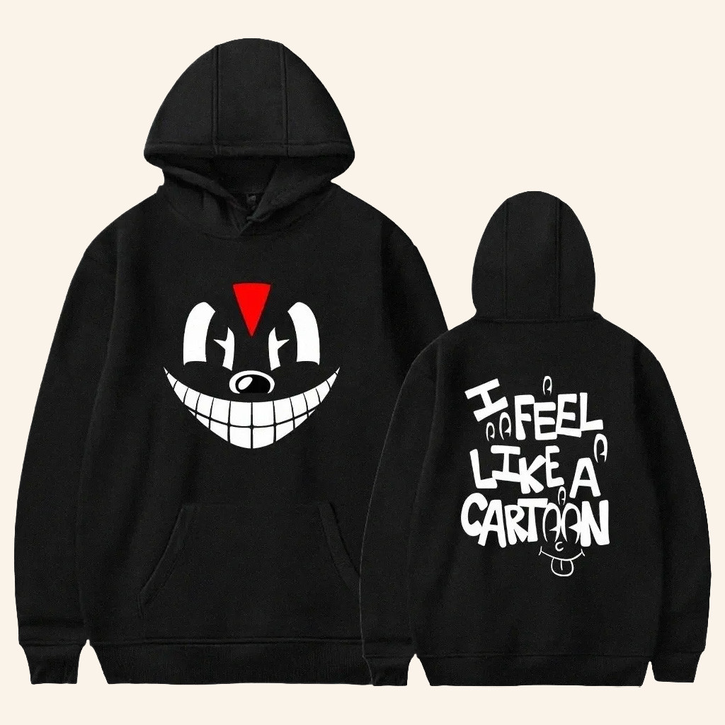 Lil Darkie Merch I Feel Like A Cartoon Hoodie Gift Ideas For Rap Lovers